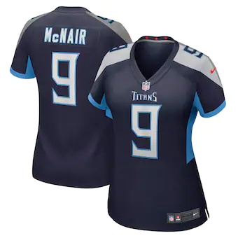 womens nike steve mcnair navy tennessee titans game retired